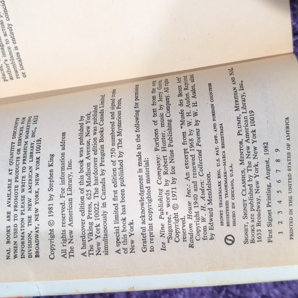 Vintage Steven King Paperback lot - Cujo - IT - Firestarter - Stand - Girl Who - Picture 9 of 10